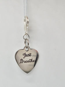 "Just Breathe" Stitch Marker