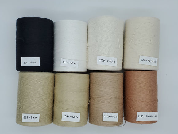 JubileeYarn Undyed Yarn - Craft Cotton Hank - 100% Cotton - 270g - 3 Pack